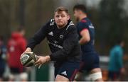 25 February 2019; Liam O'Connor during Munster Rugby squad training at the University of Limerick in Limerick. Photo by Diarmuid Greene/Sportsfile