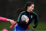 28 February 2019; Action from the Leinster Rugby Girls Metro Tag Rugby Blitz featuring Santa Sabina at Clontarf All-Weather Pitches in Dublin. Photo by Stephen McCarthy/Sportsfile