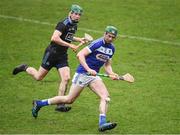 3 March 2019; Paddy Purcell of Laois in action against James Madden of Dublin during the Allianz Hurling League Division 1B Round 5 match between Dublin and Laois at Parnell Park in Dublin. Photo by Ray McManus/Sportsfile