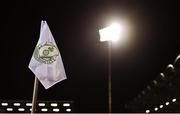 4 March 2019; The Shamrock Rovers crest on the corner flag ahead of the SSE Airtricity League Premier Division match between Shamrock Rovers and Finn Harps at Tallaght Stadium in Dublin. Photo by Eóin Noonan/Sportsfile