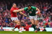 16 March 2019; Jacob Stockdale of Ireland is tackled by Gareth Davies of Wales during the Guinness Six Nations Rugby Championship match between Wales and Ireland at the Principality Stadium in Cardiff, Wales. Photo by Brendan Moran/Sportsfile