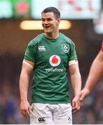 16 March 2019; Jonathan Sexton of Ireland during the Guinness Six Nations Rugby Championship match between Wales and Ireland at the Principality Stadium in Cardiff, Wales. Photo by Ramsey Cardy/Sportsfile