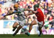 17 March 2019; Colin Fennelly of Ballyhale Shamrocks in action against Fintan Burke of St Thomas' during the AIB GAA Hurling All-Ireland Senior Club Championship Final match between Ballyhale Shamrocks and St Thomas' at Croke Park in Dublin. Photo by Harry Murphy/Sportsfile