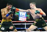 17 March 2019; Michael Conlan, right, in action against Ruben Garcia Hernandez during their featherweight bout at the Madison Square Garden Theater in New York, USA. Photo by Mikey Williams/Top Rank/Sportsfile