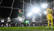 21 March 2019; George Saville of Northern Ireland celebrates his side's first goal scored by Niall McGinn during the UEFA EURO2020 Qualifier - Group C match between Northern Ireland and Estonia at National Football Stadium in Windsor Park, Belfast.  Photo by David Fitzgerald/Sportsfile