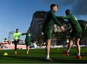 22 March 2019; Seamus Coleman during a Republic of Ireland training session at Victoria Stadium in Gibraltar. Photo by Stephen McCarthy/Sportsfile