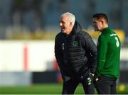 22 March 2019; Republic of Ireland manager Mick McCarthy, left, and assistant coach Robbie Keane, right, during a training session at Victoria Stadium in Gibraltar. Photo by Seb Daly/Sportsfile