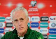 22 March 2019; Republic of Ireland manager Mick McCarthy during a press conference at Victoria Stadium in Gibraltar. Photo by Seb Daly/Sportsfile