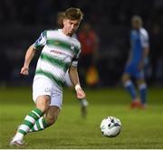 22 March 2019; Ronan Finn of Shamrock Rovers during the SSE Airtricity League Premier Division between Finn Harps and Shamrock Rovers at Finn Park in Ballybofey, Co. Donegal. Photo by Oliver McVeigh/Sportsfile