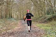 23 March 2019; Deirdre Finn during the parkrun Ireland in partnership with Vhi at Knockanacree Woods in Cloughjordan, Co. Tipperary. Parkrun Ireland in partnership with Vhi, added a new parkrun at Knockanacree Woods on Saturday, 23rd March, with the introduction of the Knockanacree Woods parkrun in Cloughjordan, Co. Tipperary. parkruns take place over a 5km course weekly, are free to enter and are open to all ages and abilities, providing a fun and safe environment to enjoy exercise. To register for a parkrun near you visit www.parkrun.ie. Photo by Matt Browne/Sportsfile