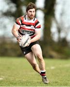 24 March 2019; Dave O'Dwyer of Enniscorthy RFC during the Bank of Ireland Provincial Towns Cup Semi-Final match between Enniscorthy RFC and Gorey RFC at Wexford Wanderers RFC in Wexford. Photo by Matt Browne/Sportsfile