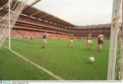 4 August 2003; Frankie Dolan, Roscommon celebrates after scoring a goal. Bank of Ireland All-Ireland Senior Football Championship Quarter Final, Kerry v Roscommon, Croke Park, Dublin. Picture credit; Ray McManus / SPORTSFILE *EDI*