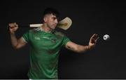 27 March 2019; In attendance at the 2019 Allianz Hurling League Final preview in Croke Park is Aaron Gillane of Limerick with the Allianz Hurling League Division 1 trophy. 2019 marks the 27th year of Allianz’ support of courage on the field of play through its sponsorship of the Allianz Football and Hurling Leagues. Waterford meet Limerick in this Sunday’s Division 1 decider at Croke Park at 2pm. Photo by Brendan Moran/Sportsfile