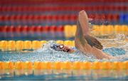 27 March 2019; Neddie Irwin of Dolphin, Co Cork, competing in the Boys 18 & Under 400 LC Meter Freestyle event during the Irish Long Course Swimming Championships at the National Aquatic Centre in Abbotstown, Dublin. Photo by Piaras Ó Mídheach/Sportsfile