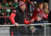 30 March 2019; Louth manager Wayne Kierans, serving a touchline suspension, during the Allianz Football League Roinn 3 Round 6 match between Louth and Westmeath at the Gaelic Grounds in Drogheda, Louth. Photo by Oliver McVeigh/Sportsfile
