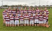 30 March 2019; The Tullow team before the Leinster Rugby Girls 18s Girls Plate Final match between Naas and Tullow at Navan RFC in Navan, Co Meath. Photo by Matt Browne/Sportsfile