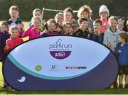 31 March 2019; Junior runners before the start of the parkrun Ireland in partnership with Vhi Ireland, at Burgess GAA Grounds, Kilcolman, Nenagh in  Co. Tipperary. parkrun Ireland expanded their range of junior events to 19 with the introduction of the Heritage junior parkrun on Sunday morning. Junior parkruns are 2km long and cater for 4 to 14-year olds, free of charge providing a fun and safe environment for children to enjoy exercise. To register for a parkrun near you visit www.parkrun.ie. Photo by Matt Browne/Sportsfile