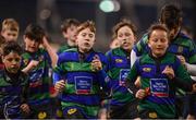 30 March 2019; Action from the Bank of Ireland Half-Time Minis featuring Seapoint RFC and Wicklow RFC at the Heineken Champions Cup Quarter-Final between Leinster and Ulster at the Aviva Stadium in Dublin. Photo by David Fitzgerald/Sportsfile