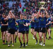 31 March 2019; James Carr and his Mayo team-mates celebrate following the Allianz Football League Division 1 Final match between Kerry and Mayo at Croke Park in Dublin. Photo by Stephen McCarthy/Sportsfile