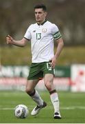 25 March 2019; Pierce Phillips of Colleges & Universities during the match between Colleges & Universities and Defence Forces at  Athlone Town Stadium in Athlone, Co. Westmeath. Photo by Harry Murphy/Sportsfile