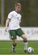 25 March 2019; Cillian Duffy of Colleges & Universities during the match between Colleges & Universities and Defence Forces at  Athlone Town Stadium in Athlone, Co. Westmeath. Photo by Harry Murphy/Sportsfile