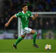 24 March 2019; Jamal Lewis of Northern Ireland during the UEFA EURO2020 Qualifier Group C match between Northern Ireland and Belarus at the National Football Stadium in Windsor Park, Belfast. Photo by Ramsey Cardy/Sportsfile