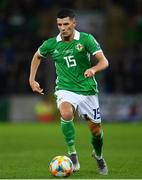 24 March 2019; Jordan Jones of Northern Ireland during the UEFA EURO2020 Qualifier Group C match between Northern Ireland and Belarus at the National Football Stadium in Windsor Park, Belfast. Photo by Ramsey Cardy/Sportsfile