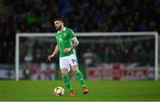 24 March 2019; Stuart Dallas of Northern Ireland during the UEFA EURO2020 Qualifier Group C match between Northern Ireland and Belarus at the National Football Stadium in Windsor Park, Belfast. Photo by Ramsey Cardy/Sportsfile