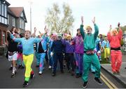 6 April 2019; Supporters arrive prior to the Guinness PRO14 Round 19 match between Leinster and Benetton at the RDS Arena in Dublin. Photo by David Fitzgerald/Sportsfile