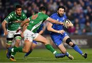 6 April 2019; Barry Daly of Leinster in action against Tommaso Allan of Benetton during the Guinness PRO14 Round 19 match between Leinster and Benetton at the RDS Arena in Dublin. Photo by Ramsey Cardy/Sportsfile