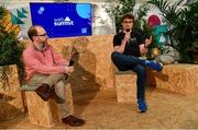 10 April 2019; Paddy Cosgrave, CEO at Web Summit interviews Chris Slowe, CTO at Reddit, during Web Summit Meetup at Web Summit HQ, Tramway House in Dublin. Picture credit: Sam Barnes / Web Summit via Sportsfile