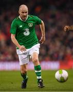 12 April 2019; Kenny Cunningham of Republic of Ireland XI during the Sean Cox Fundraiser match between the Republic of Ireland XI and Liverpool FC Legends at the Aviva Stadium in Dublin. Photo by Stephen McCarthy/Sportsfile