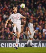 12 April 2019; Sami Hyypia of Liverpool FC Legends during the Sean Cox Fundraiser match between the Republic of Ireland XI and Liverpool FC Legends at the Aviva Stadium in Dublin. Photo by Stephen McCarthy/Sportsfile