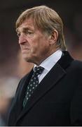 12 April 2019; Liverpool FC Legends manager Kenny Dalglish and Ian Rush, left, during the Sean Cox Fundraiser match between the Republic of Ireland XI and Liverpool FC Legends at the Aviva Stadium in Dublin. Photo by Stephen McCarthy/Sportsfile