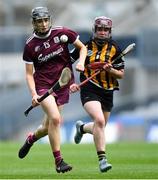 31 March 2019; Carrie Dolan of Galway in action against Anne Dalton of Kilkenny of Kilkenny during the Littlewoods Ireland Camogie League Division 1 Final match between Kilkenny and Galway at Croke Park in Dublin. Photo by Piaras Ó Mídheach/Sportsfile