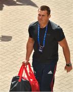 20 April 2019; CJ Stander of Munster arrives prior to the Heineken Champions Cup Semi-Final match between Saracens and Munster at the Ricoh Arena in Coventry, England. Photo by Brendan Moran/Sportsfile