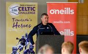 24 April 2019; Liam Sheedy, Tipperary hurling manager and Bank of Ireland Ambassador, speaking at the launch of the Bank of Ireland Celtic Challenge 2019 at Croke Park in Dublin. Photo by Piaras Ó Mídheach/Sportsfile