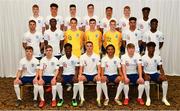 2 May 2019; The England squad during a UEFA U17 European Championship Finals portrait session at CityWest Hotel in Saggart, Dublin. Photo by Seb Daly/Sportsfile