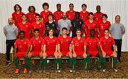 2 May 2019; The Portugal squad during a UEFA U17 European Championship Finals portrait session at CityWest Hotel in Saggart, Dublin. Photo by Seb Daly/Sportsfile