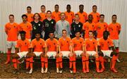 2 May 2019; The Netherlands squad during a UEFA U17 European Championship Finals portrait session at CityWest Hotel in Saggart, Dublin. Photo by Seb Daly/Sportsfile