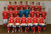 3 May 2019; The Russia squad during a UEFA U17 European Championship Finals Portraits session at CityWest Hotel in Saggart, Dublin. Photo by Eóin Noonan/Sportsfile