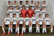 3 May 2019; The Germany squad during a UEFA U17 European Championship Finals Germany portraits session at CityWest Hotel in Saggart, Dublin. Photo by Eóin Noonan/Sportsfile