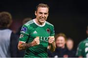 3 May 2019; Karl Sheppard of Cork City celebrates following the SSE Airtricity League Premier Division match between Bohemians and Cork City at Dalymount Park in Dublin. Photo by Ben McShane/Sportsfile