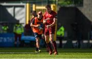 4 May 2019; JJ Hanrahan of Munster celebrates after scoring a late a penalty during the Guinness PRO14 quarter-final match between Munster and Benetton Rugby at Thomond Park in Limerick. Photo by Diarmuid Greene/Sportsfile