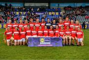 5 May 2019; The Cork squad before the Lidl Ladies National Football League Division 1 Final match between Cork and Galway at Parnell Park in Dublin. Photo by Ray McManus/Sportsfile