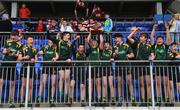 6 May 2019; Boyne players celebrate with the cup after the Leinster Rugby U15 Plate match between Boyne and Enniscorthy at Energia Park in Dublin. Photo by Eóin Noonan/Sportsfile