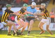 11 May 2019; Liam Rushe of Dublin in action against Kilkenny players, from left, Tommy Walsh, Paul Murphy and Paddy Deegan during the Leinster GAA Hurling Senior Championship Round 1 match between Kilkenny and Dublin at Nowlan Park in Kilkenny. Photo by Stephen McCarthy/Sportsfile
