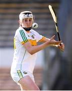 11 May 2019; Offaly goalkeeper Adam Fitzgerald during Electric Ireland Leinster GAA Hurling Minor Championship Round 3 match between Kilkenny and Offaly at Nowlan Park in Kilkenny. Photo by Stephen McCarthy/Sportsfile