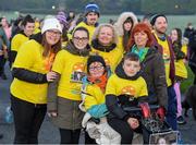 11 May 2019; Thousands of people across 202 locations worldwide walked together in hope against suicide at this year’s Darkness Into Light, proudly supported by Electric Ireland, raising vital funds to ensure Pieta can continue to provide critical support in the fight against suicide. Theresa Hynes, Sandra, Sonia, Lias and Evan Smith and Kelly Ann Tidghe, from Driminagh, at the Darkness Into Light event in the Phoenix Park in Dublin. Photo by Ray McManus/Sportsfile