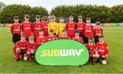 18 may 2019; The Longford squad before the U12 SFAI Subway Plate National Final match between NDSL and Longford in Gainstown, Mullingar, Co. Westmeath. Photo by Oliver McVeigh/Sportsfile